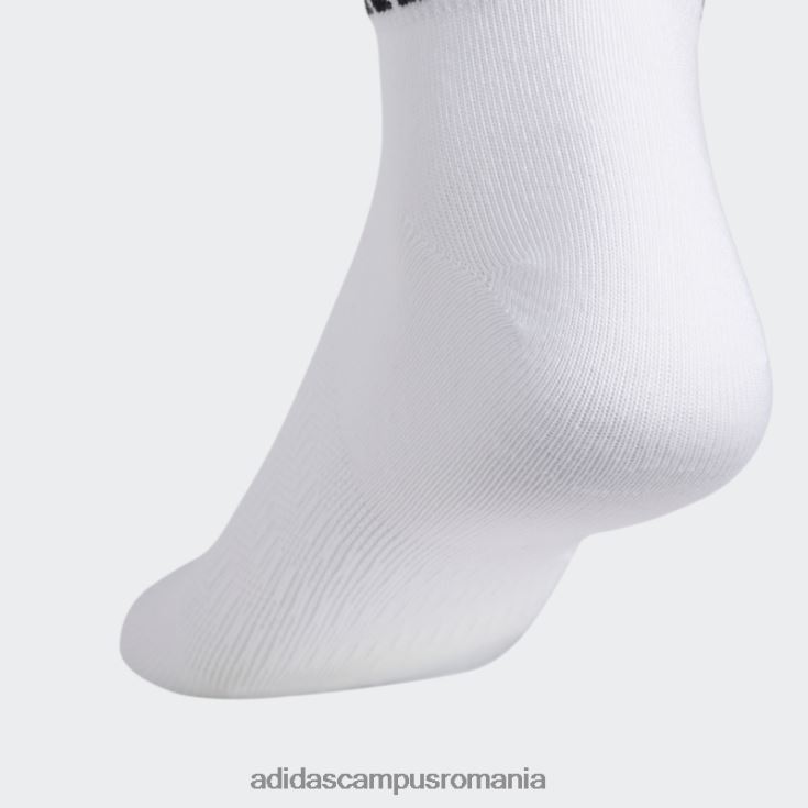 adidas campus romania ciorapi albi superlite decoltati 6 perechi bărbați alb J266N221833
