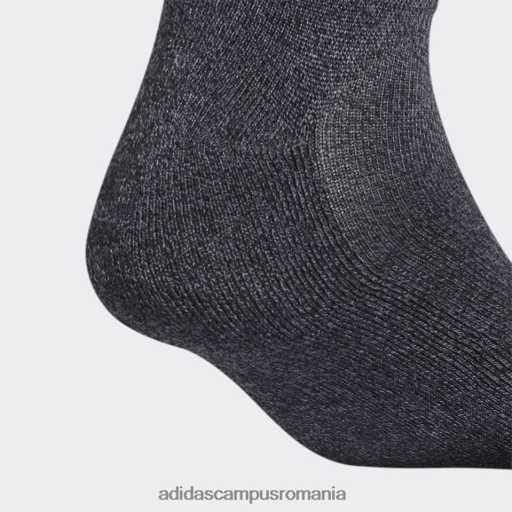 adidas campus romania ciorapi negri atletici decoltati 6 perechi bărbați negru J266N221827