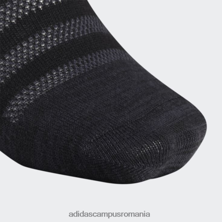 adidas campus romania ciorapi superlite super-no-show 6 perechi negri bărbați negru J266N221811