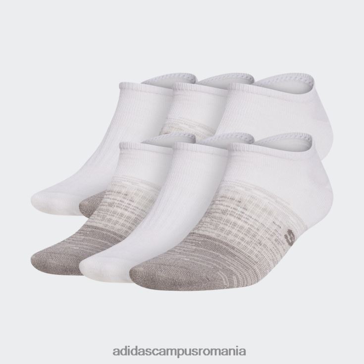adidas campus romania ecuson superlite de șosete neprezentate sport 6 perechi aluminiu bărbați aluminiu/maro J266N221871