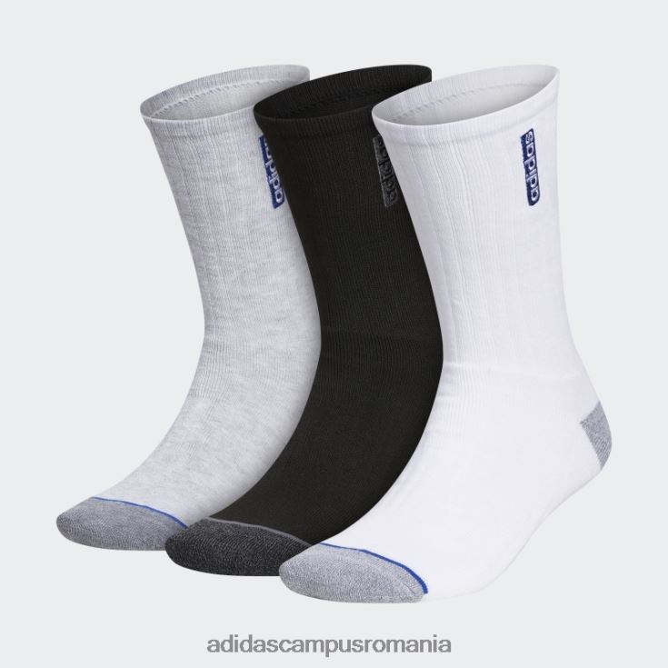 adidas campus romania șosete albe clasice cu perne pentru echipaj 3 perechi bărbați alb J266N221814