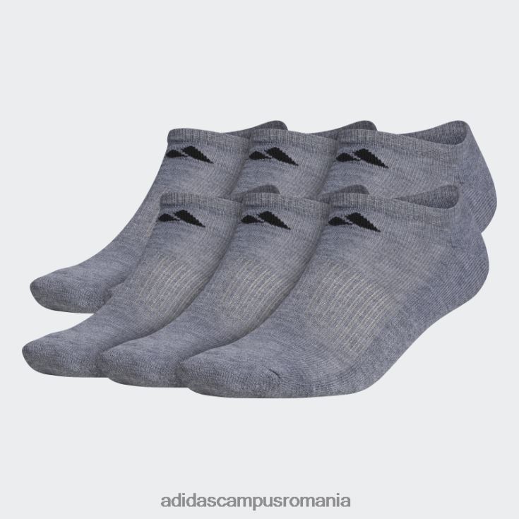 adidas campus romania șosete atletice cu perne de neprezentare 6 perechi gri mediu bărbați gri mediu J266N221805