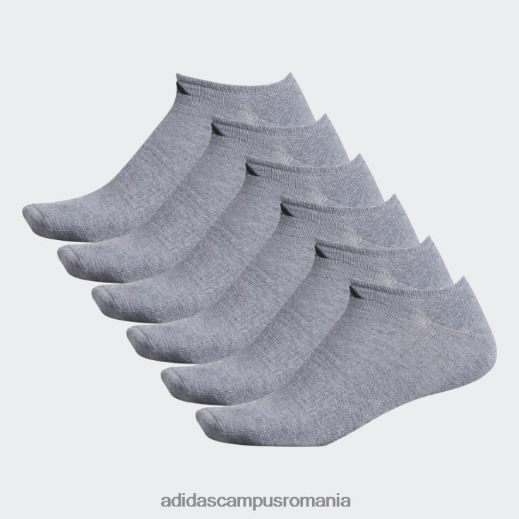 adidas campus romania șosete atletice cu perne de neprezentare 6 perechi xl mediu gri bărbați gri mediu J266N221877