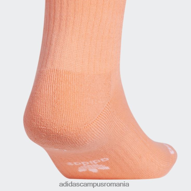 adidas campus romania șosete de echipaj coral trefoil 3 perechi adidas bărbați coral/albastru/verde J266N221771