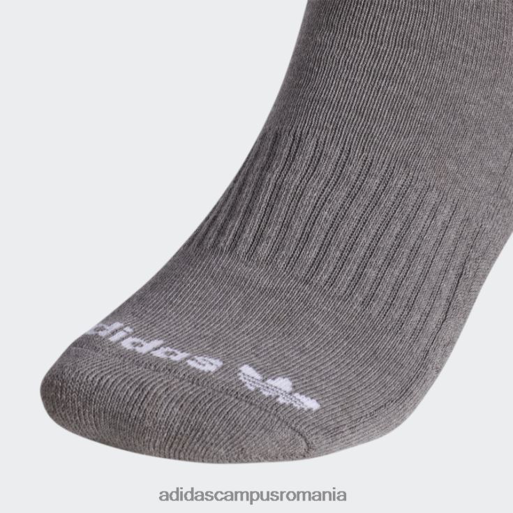 adidas campus romania șosete de echipaj cu vopsea botanică gri mediu bărbați gri mediu/alb J266N221767