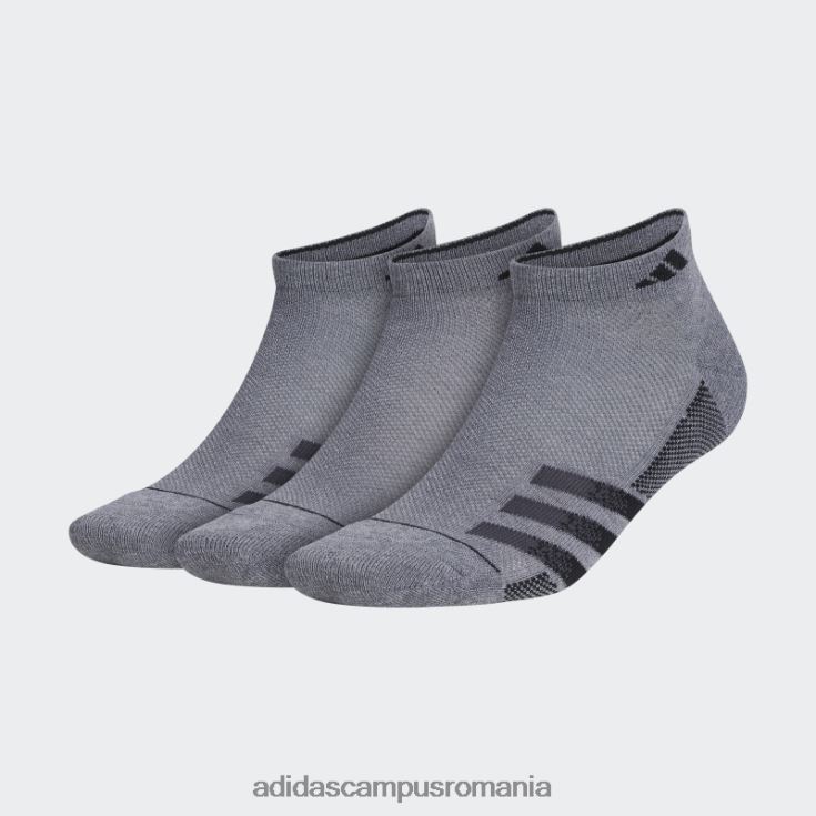 adidas campus romania șosete decoltate cu dungi superlite gri 3 perechi bărbați gri J266N221838