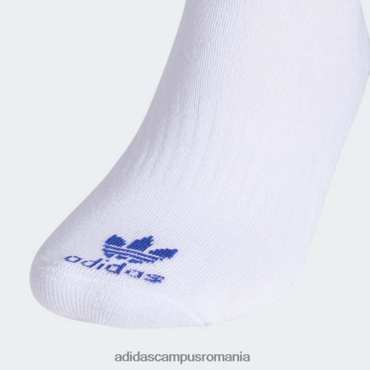 adidas campus romania șosete noi prep crew 3 perechi alb adidas bărbați alb/albastru/verde J266N221756