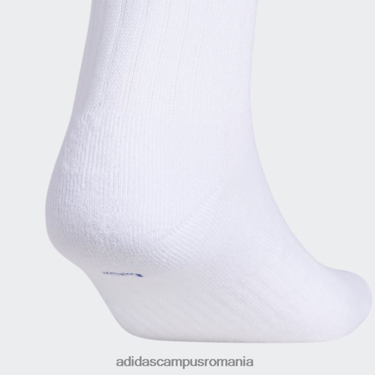 adidas campus romania șosete noi prep crew 3 perechi alb adidas bărbați alb/albastru/verde J266N221756
