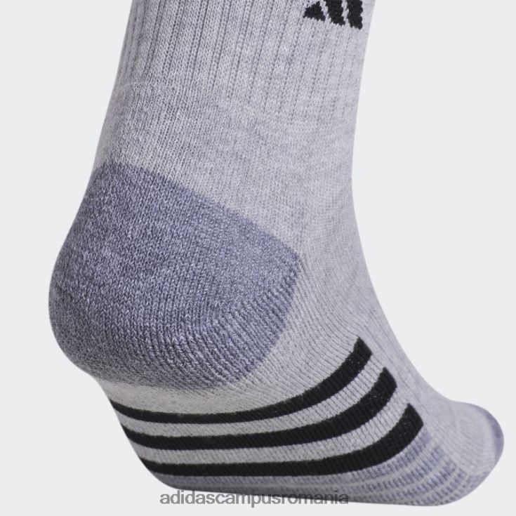 adidas campus romania șosete sferturi căptușite 3 perechi multicolore bărbați multicolor/gri mediu/negru J266N221847
