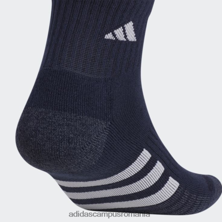 adidas campus romania șosete sferturi de culoare căptușite cu cerneală 3 perechi bărbați cerneală/alb/gri J266N221803