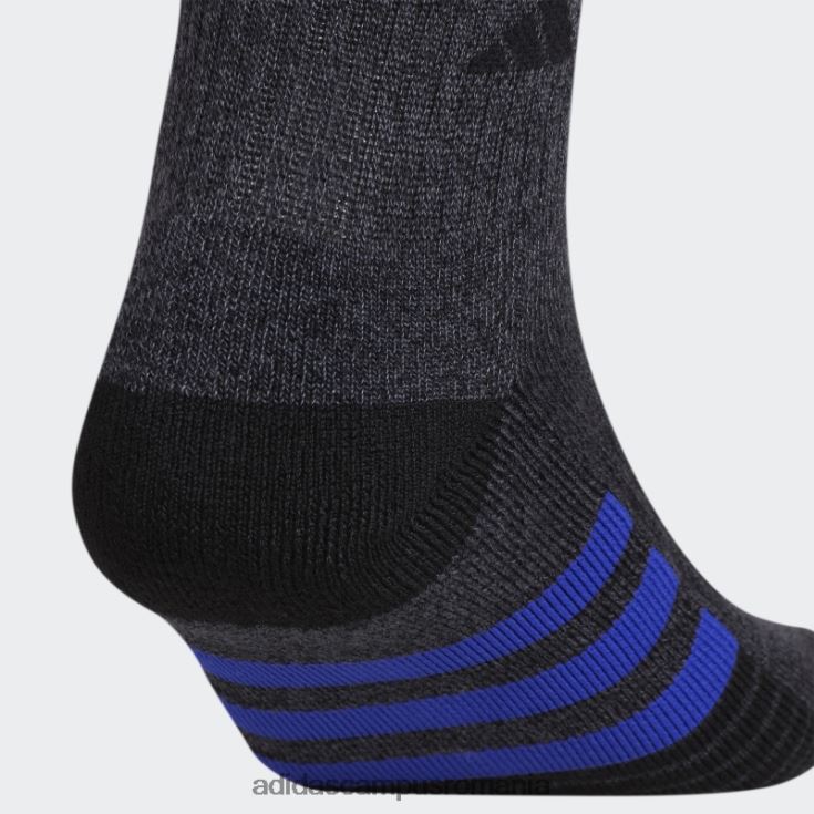 adidas campus romania șosete sferturi de culoare neagră cu perne 3 perechi adidas bărbați negru/onix/albastru J266N221843