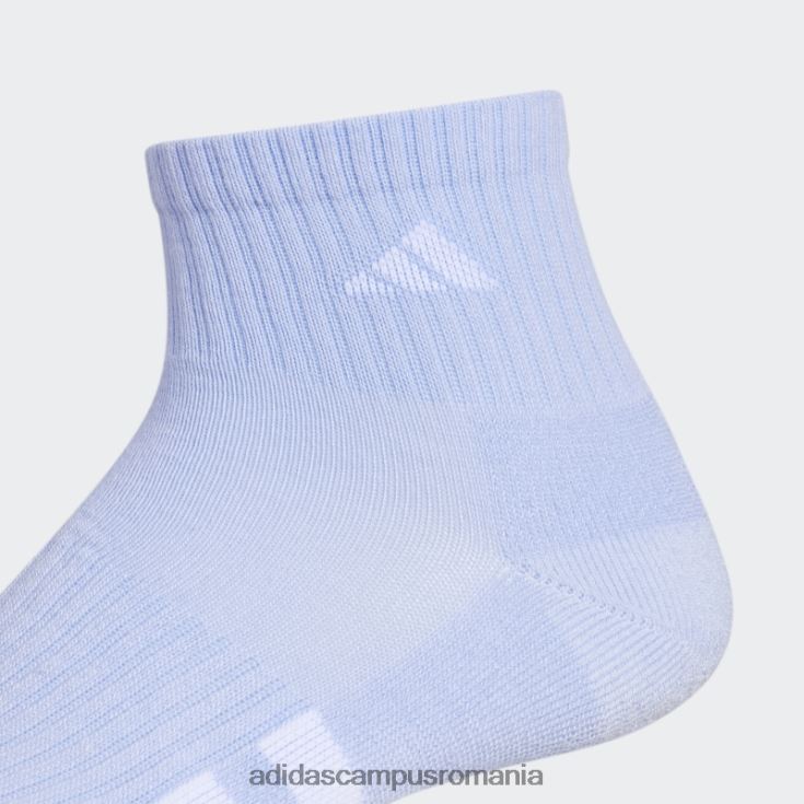 adidas campus romania șosete sferturi de culoare perniți 3 perechi albastru zori bărbați albastru zori/alb/argintiu J266N221841