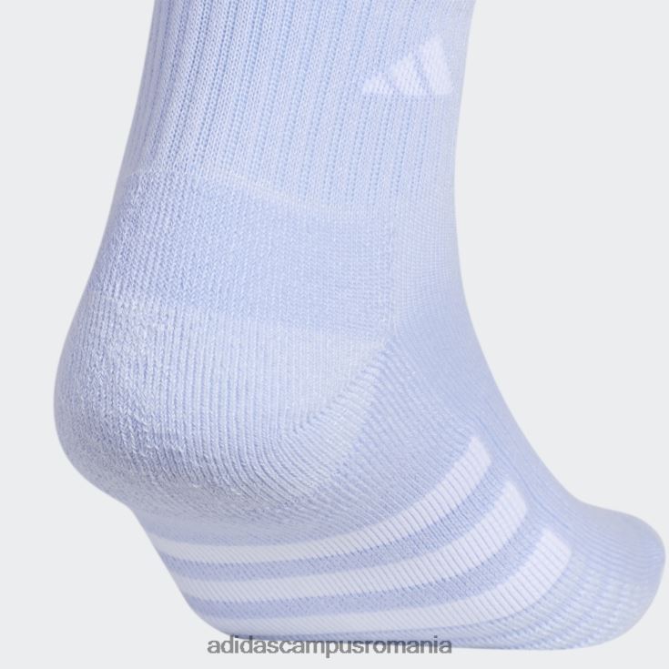 adidas campus romania șosete sferturi de culoare perniți 3 perechi albastru zori bărbați albastru zori/alb/argintiu J266N221841