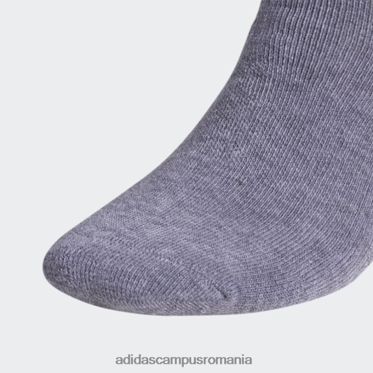 adidas campus romania șosete sferturi trefoil 6 perechi gri mediu bărbați gri mediu J266N221751