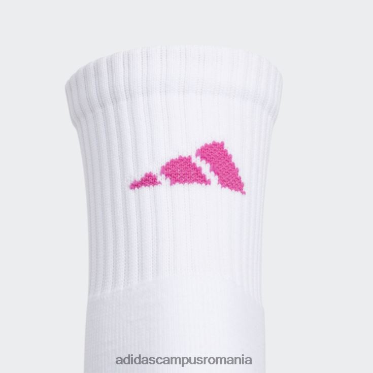 adidas campus romania șosete superlite performance mid-crew 2 perechi alb bărbați alb/onix/verde J266N221812