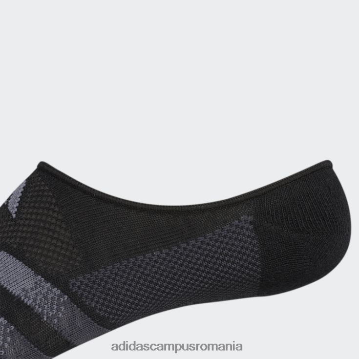 adidas campus romania șosete superlite stripe super-no-show 3 perechi negre bărbați negru J266N221806