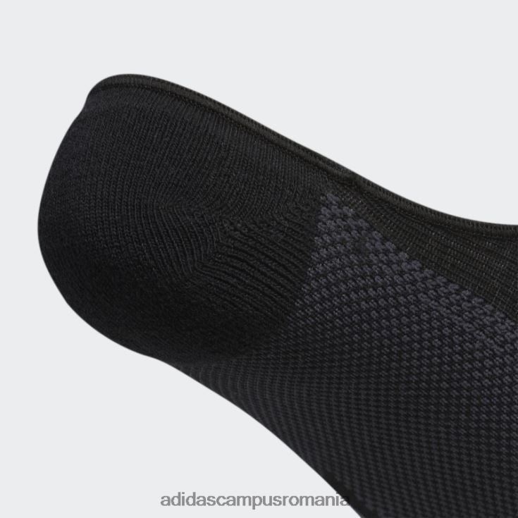 adidas campus romania șosete superlite stripe super-no-show 3 perechi negre bărbați negru J266N221806