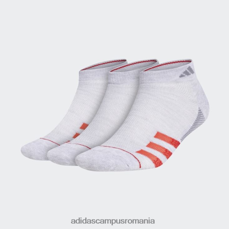 adidas campus romania sosete decoltate cu dungi superlite multicolore 3 perechi bărbați multicolor/stacojiu/rosu J266N221868