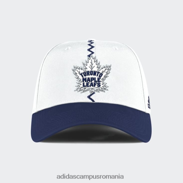 adidas campus romania maple leafs revers retro caciula stretch alb bărbați alb/albastru/nhl-tml-522 J266N28155