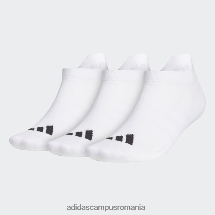 adidas campus romania ciorapi albi la glezna 3 perechi bărbați alb J266N21763