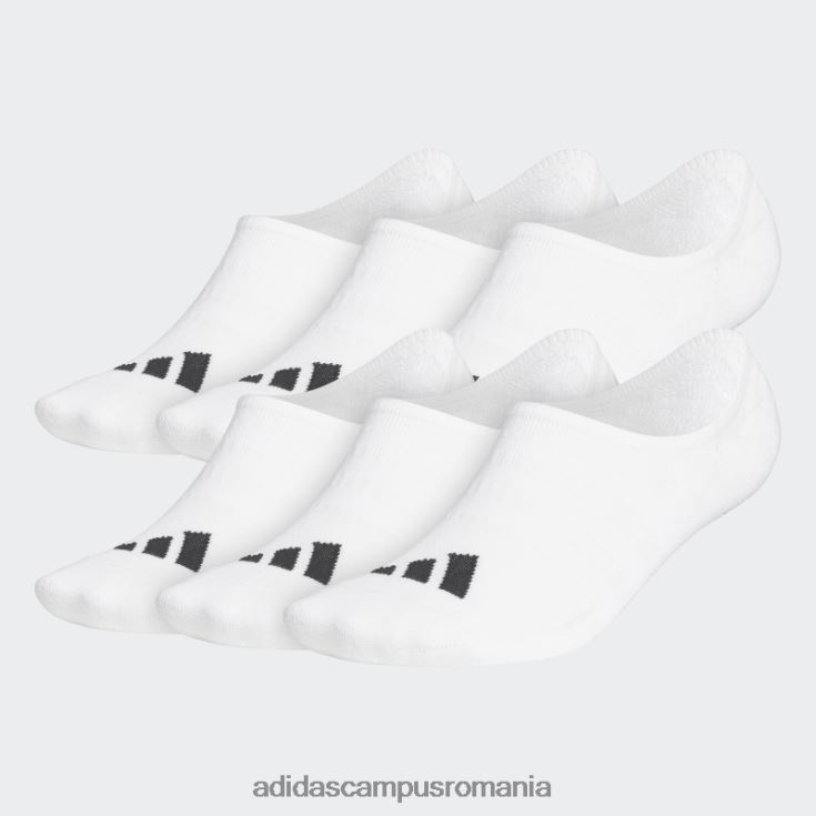 adidas campus romania șosete elegante, fără prezentare, 6 perechi albi bărbați alb J266N21771