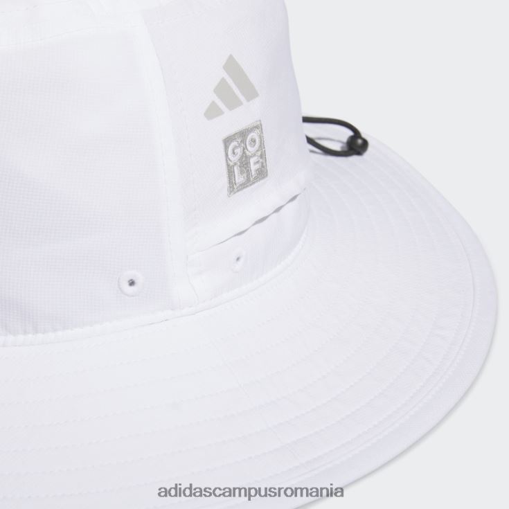 adidas campus romania pălărie albă de golf cu boruri largi, cu crestă bărbați alb J266N27757