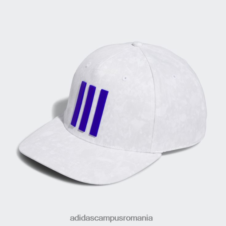 adidas campus romania pălărie albă de turneu imprimată cu 3 dungi bărbați alb/gri J266N27684