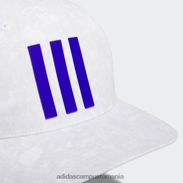 adidas campus romania pălărie albă de turneu imprimată cu 3 dungi bărbați alb/gri J266N27684