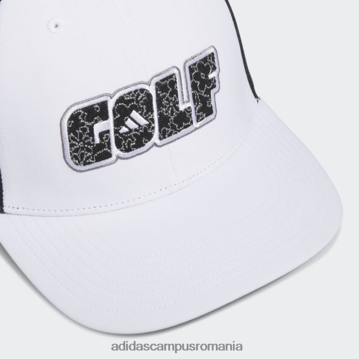 adidas campus romania pălărie de camionetă de golf cu profil redus, albă bărbați alb J266N27927