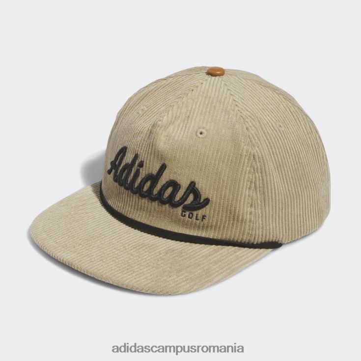 adidas campus romania pălărie din frânghie cu cinci panouri din piele de cânepă catifelată bărbați cânepă J266N27985