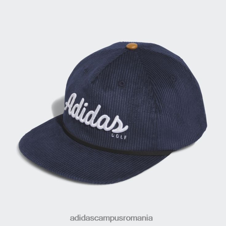 adidas campus romania pălărie frânghie cu cinci panouri din piele de catifea bleumarin bărbați marina J266N27670