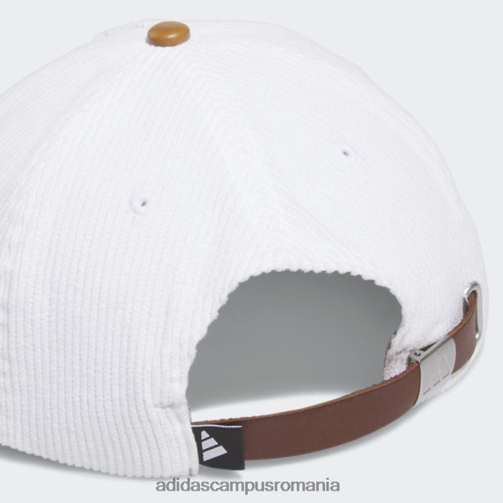 adidas campus romania pălărie frânghie din piele catifea cu cinci panouri alb bărbați alb J266N27813