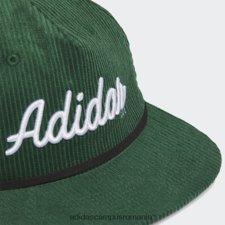 adidas campus romania pălărie frânghie din piele catifea cu cinci panouri verde închis adidas bărbați verde inchis J266N27788