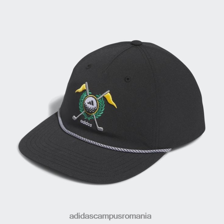 adidas campus romania pălărie neagră retro cu cinci panouri bărbați negru J266N27624