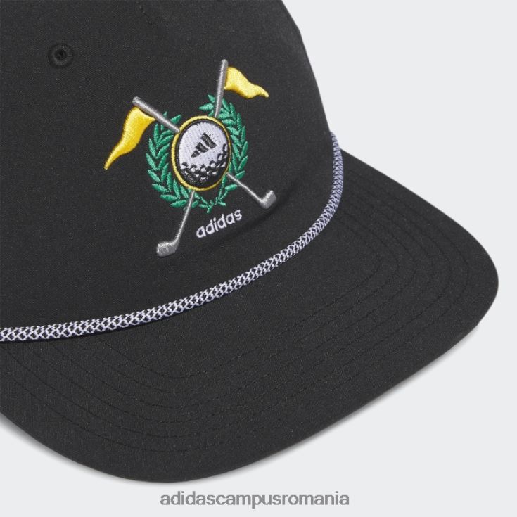 adidas campus romania pălărie neagră retro cu cinci panouri bărbați negru J266N27624