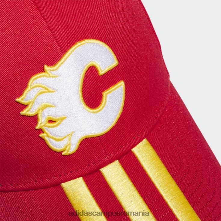 adidas campus romania calgary flames șapcă reglabilă cu 3 dungi multi adidas bărbați multi/rosu J266N28178