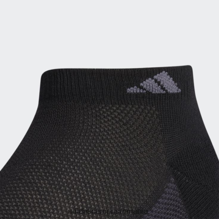 adidas campus romania ciorapi decoltati cu dungi superlite 3 perechi negri bărbați negru J266N27999