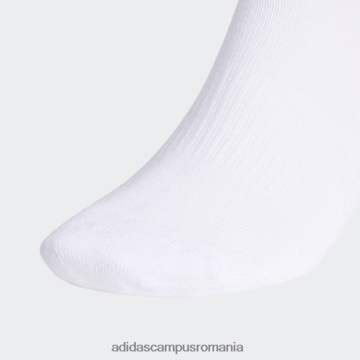 adidas campus romania echipaj atletic amortizat 6 perechi alb bărbați alb negru J266N28066