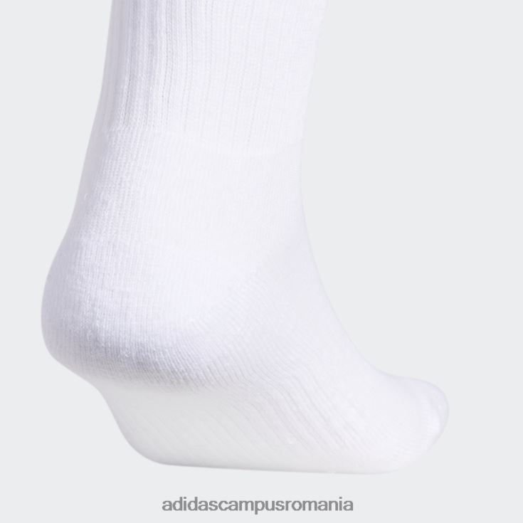 adidas campus romania echipaj atletic amortizat 6 perechi alb bărbați alb negru J266N28066