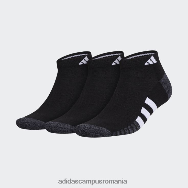 adidas campus romania șosete decoltate cu perne albe 3 perechi bărbați negru/onix/alb J266N28101
