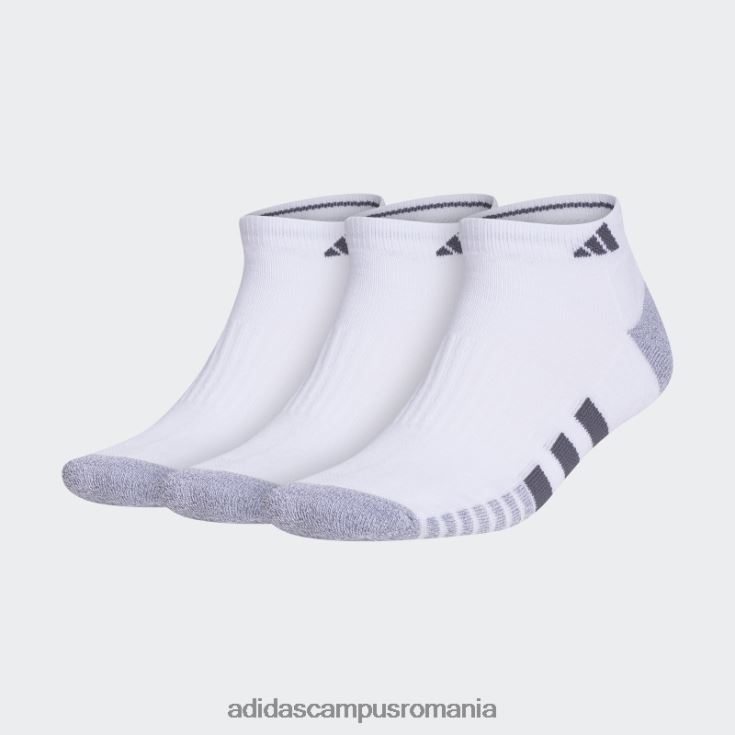 adidas campus romania șosete decoltate cu perne negre 3 perechi bărbați alb/gri/negru J266N28074