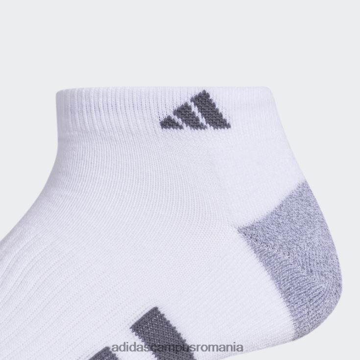 adidas campus romania șosete decoltate cu perne negre 3 perechi bărbați alb/gri/negru J266N28074