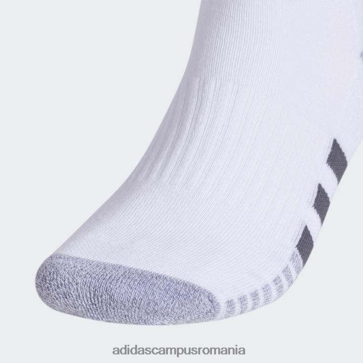 adidas campus romania șosete decoltate cu perne negre 3 perechi bărbați alb/gri/negru J266N28074