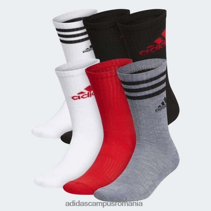 adidas campus romania șosete mixte cu pernițe 6 perechi negre bărbați negru J266N28095