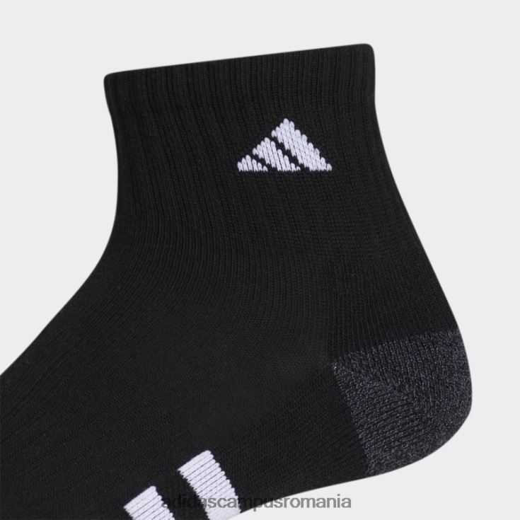 adidas campus romania șosete sferturi căptușite 3 perechi onix bărbați negru/onix/alb J266N28103