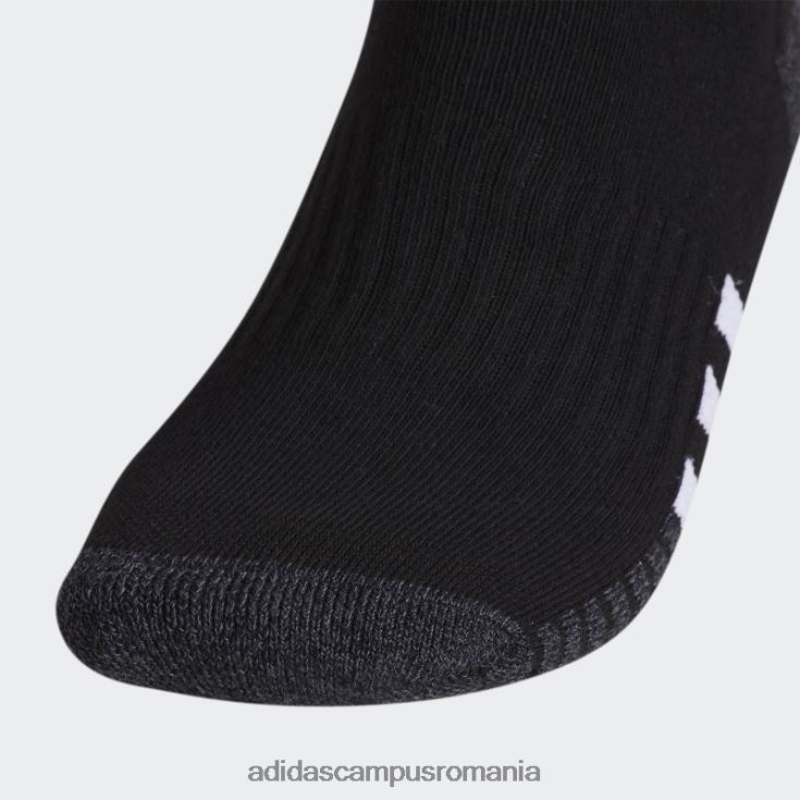 adidas campus romania șosete sferturi căptușite 3 perechi onix bărbați negru/onix/alb J266N28103