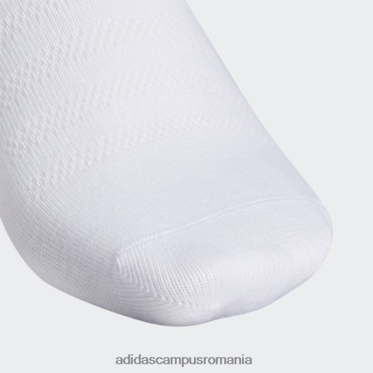 adidas campus romania șosete superlite albe super-no-show 6 perechi bărbați alb J266N27805