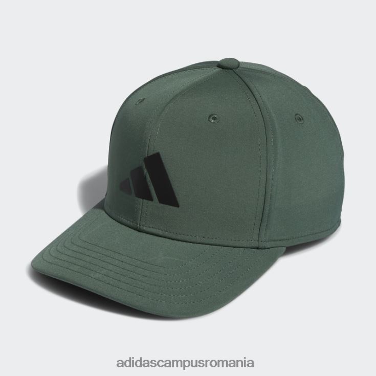 adidas campus romania pălărie snapback cu logo verde oxid adidas bărbați oxid verde/negru J266N28271