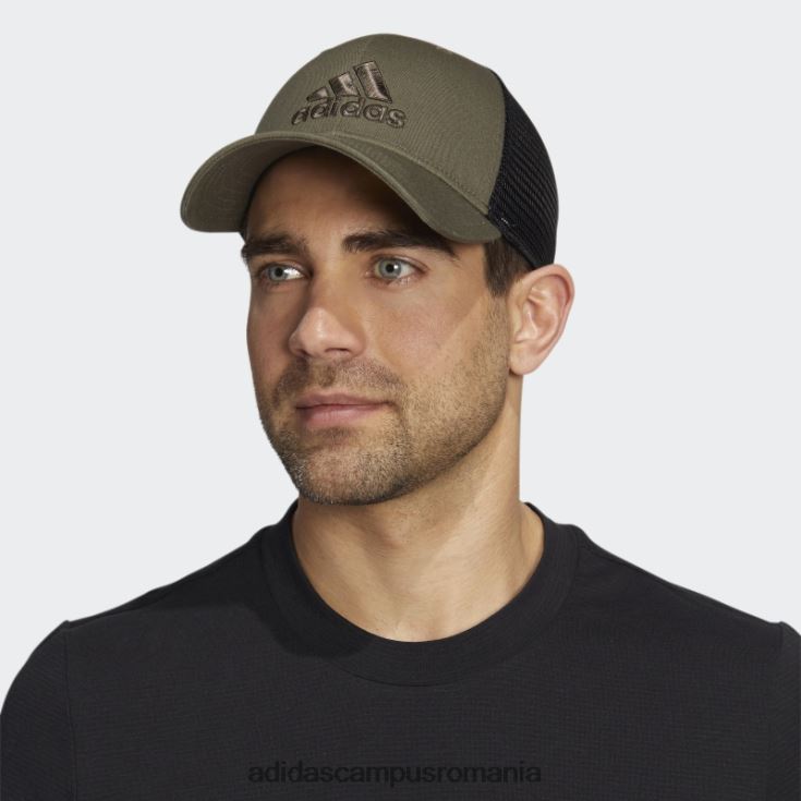 adidas campus romania pălărie snapback din plasă structurată măsliniu puternic bărbați măslin puternic/negru J266N27447