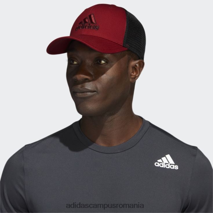 adidas campus romania pălărie snapback din plasă structurată victoria roșu adidas bărbați victorie roșu/alb/negru J266N28262